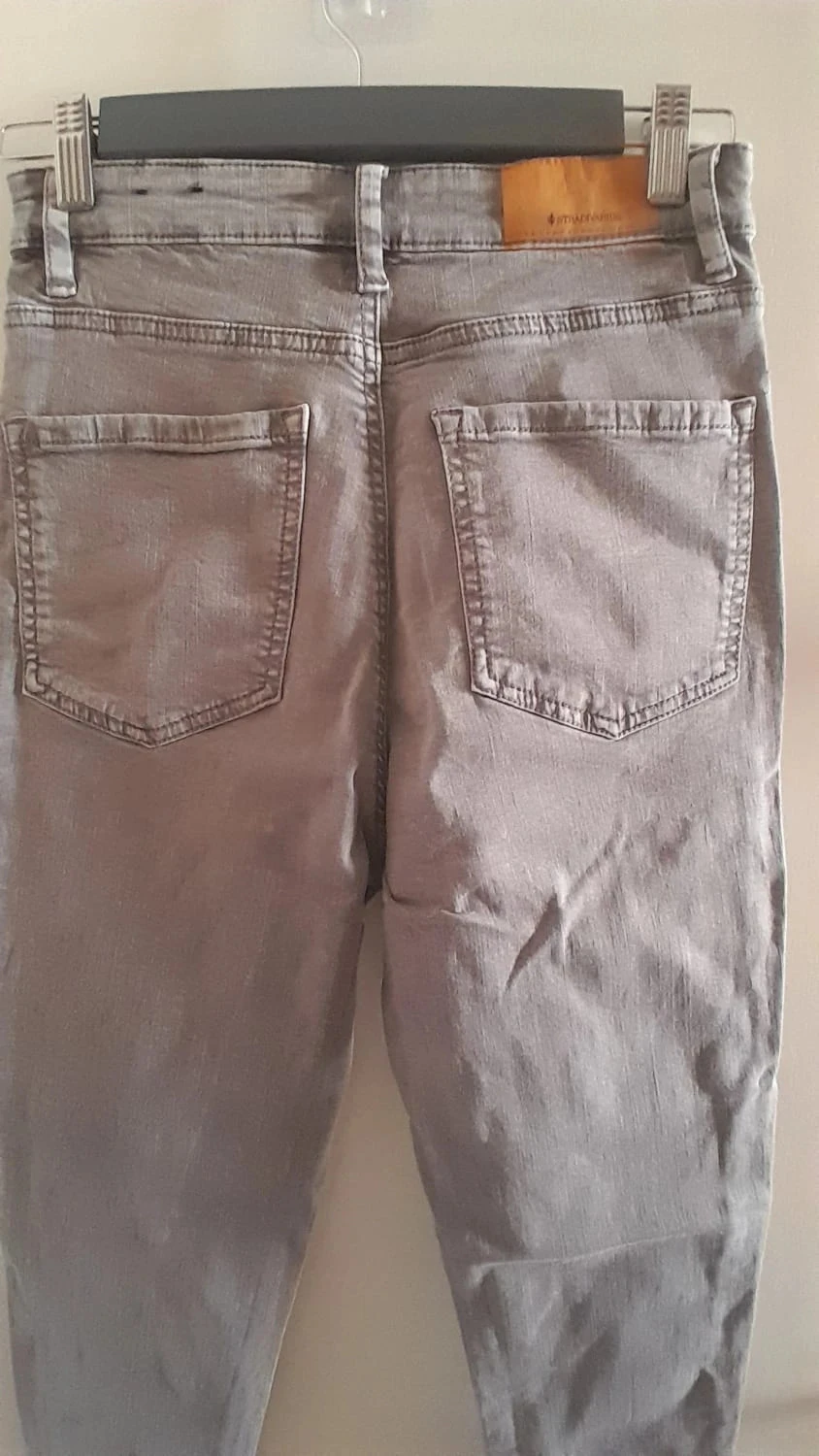 Jeans de color gris, Talla 36, Marca Stradivarius – photo 6